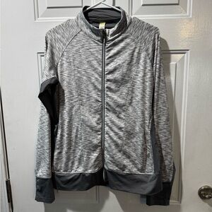 Cross Court Essentials Womens Heather Grey Tennis Jacket size Large